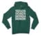 Yachacha Yachacha, Gachacha Gachacha Men/Unisex Hoodie in Alpine Green Color